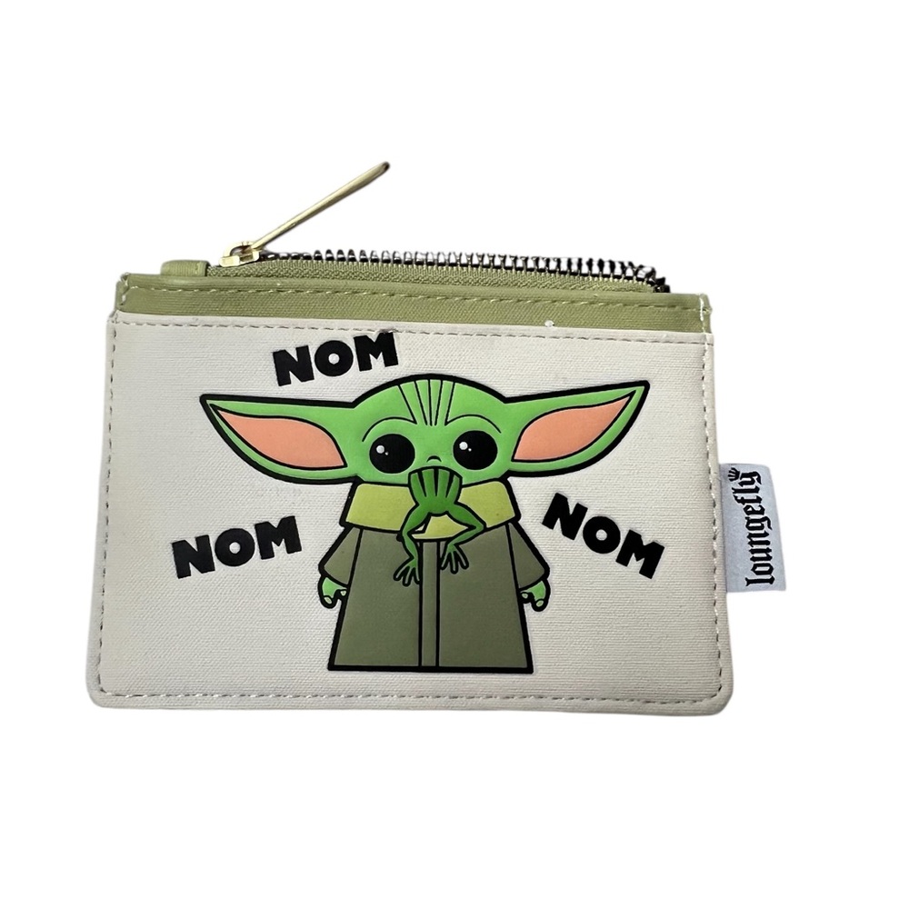 Loungefly Green and Cream Wallet with Frog Design